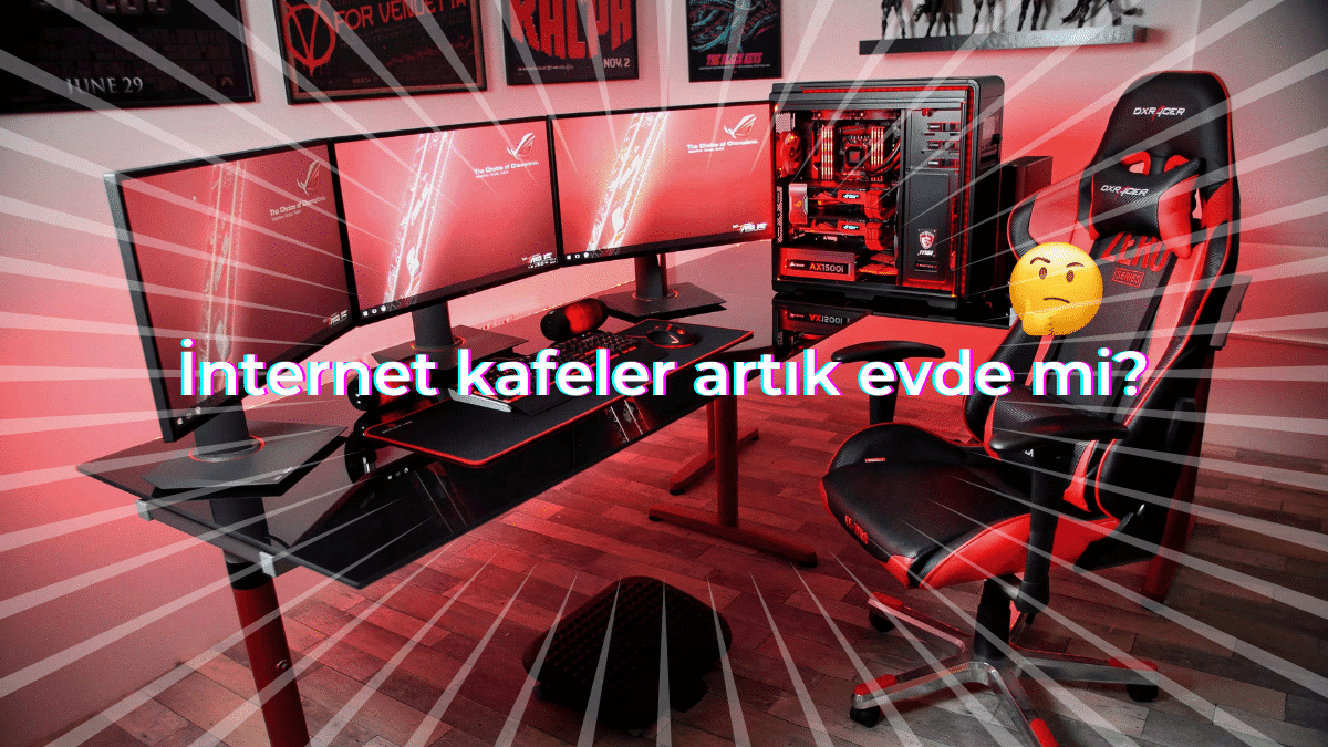 İnternet kafeler artık evde mi