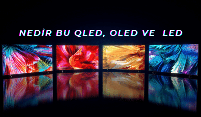 Qled, Oled ve led