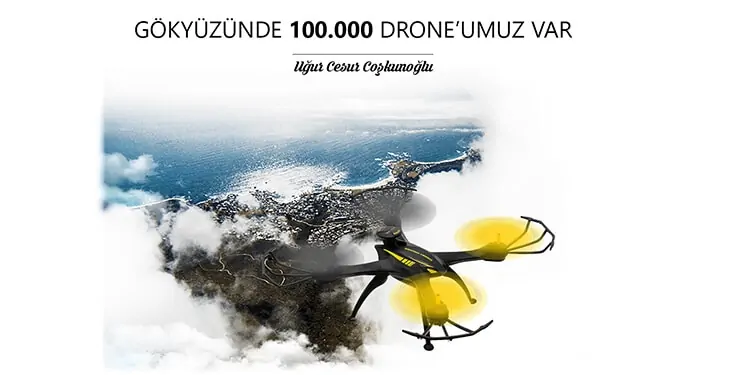 Gögyüzünde100. 000 dronumuz var