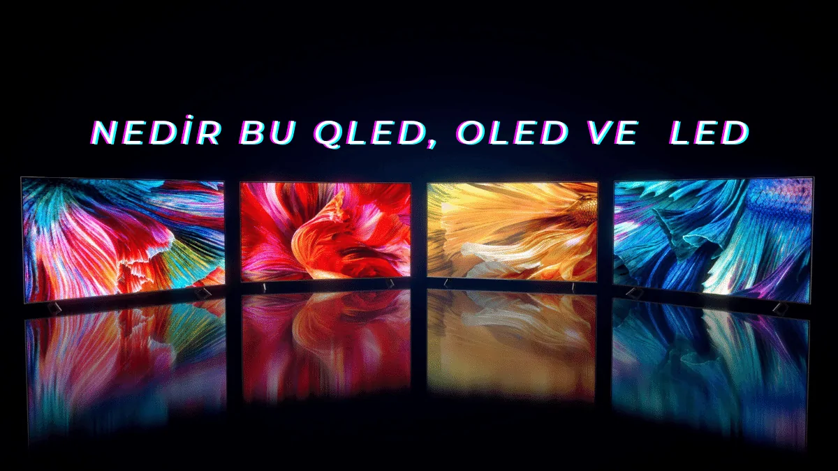 Qled, Oled ve led