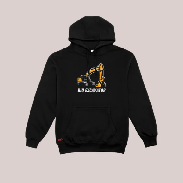 Big excavator hoodie - görsel 2