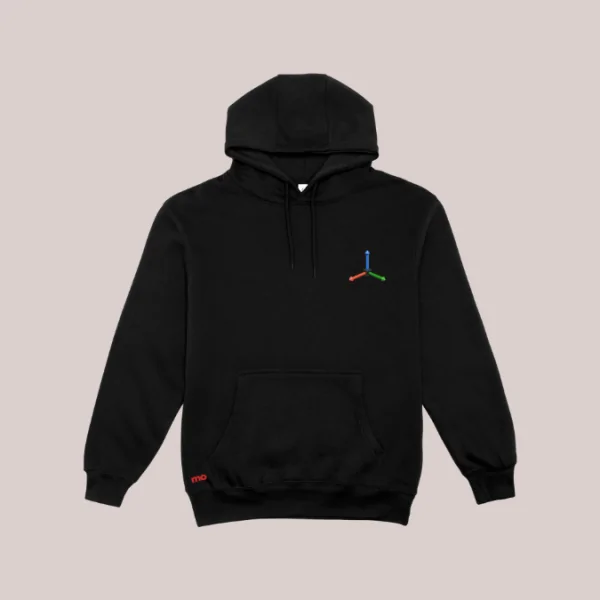 X y z ekseni hoodie - görsel 2